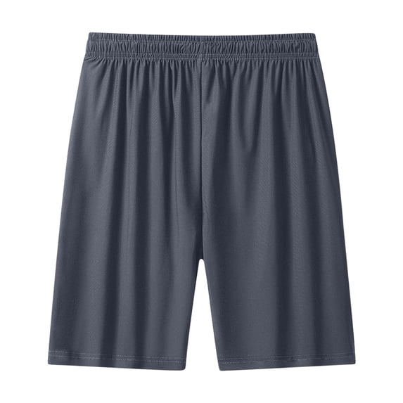 Mens Running Shorts Quick Dry Lightweight Athletic Shorts with Zipper Pockets for Workout Gym Training Outdoor Gray 3XL