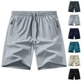 thumbnail image 1 of Mens Running Shorts Quick Dry Lightweight Athletic Shorts with Zipper Pockets for Workout Gym Training Outdoor, XL, 1 of 7