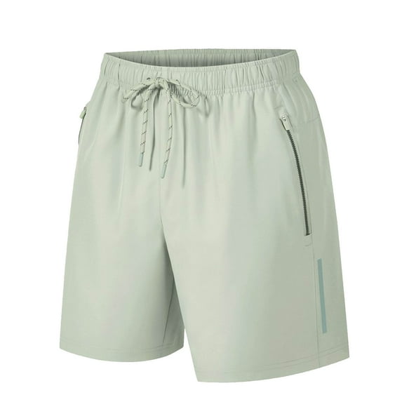 Mens Running Shorts Quick Dry Lightweight Athletic Shorts with Zipper Pockets for Workout Gym Training Outdoor