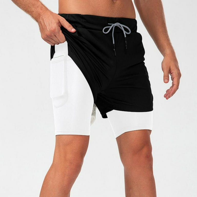 7 inch 2in1 running shorts mens online