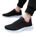 thumbnail image 1 of Mens Running Walking Tennis Shoes Mesh Lighweight Breathable Athletic Fitness Workout Golf Driving Work Sneakers, 1 of 6