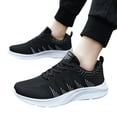 thumbnail image 1 of Mens Running Walking Tennis Shoes Mesh Lighweight Breathable Athletic Fitness Workout Golf Driving Work Sneakers, 1 of 6
