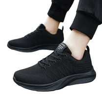 Mens Running Walking Tennis Shoes Mesh Lighweight Breathable Athletic Fitness Workout Golf Driving Work Sneakers