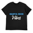 thumbnail image 1 of Mens SANTA CRUZ Vibes T-Shirt Simple City SANTA CRUZ T-Shirt Black, 1 of 5