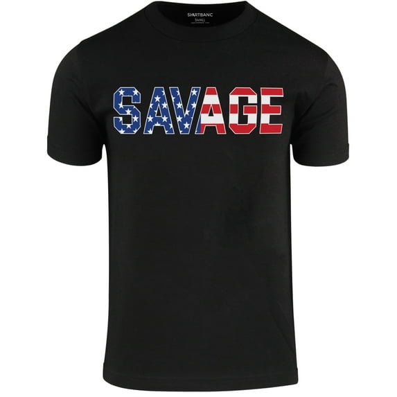 Mens SAVAGE Shirts Hip Hop Culture Urban Apparel