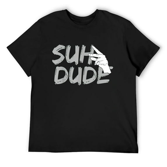 Mens SUH DUDE T-Shirt Black X-Large
