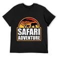 thumbnail image 1 of Mens Safari design for Africa fans - Safari Adventure T-Shirt Black XL, 1 of 5