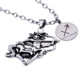 thumbnail image 1 of Mens Sagittarius Zodiac Sign Pendant In Stainless Still, 1 of 2