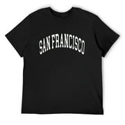 Mens San Francisco T-Shirt Black Small
