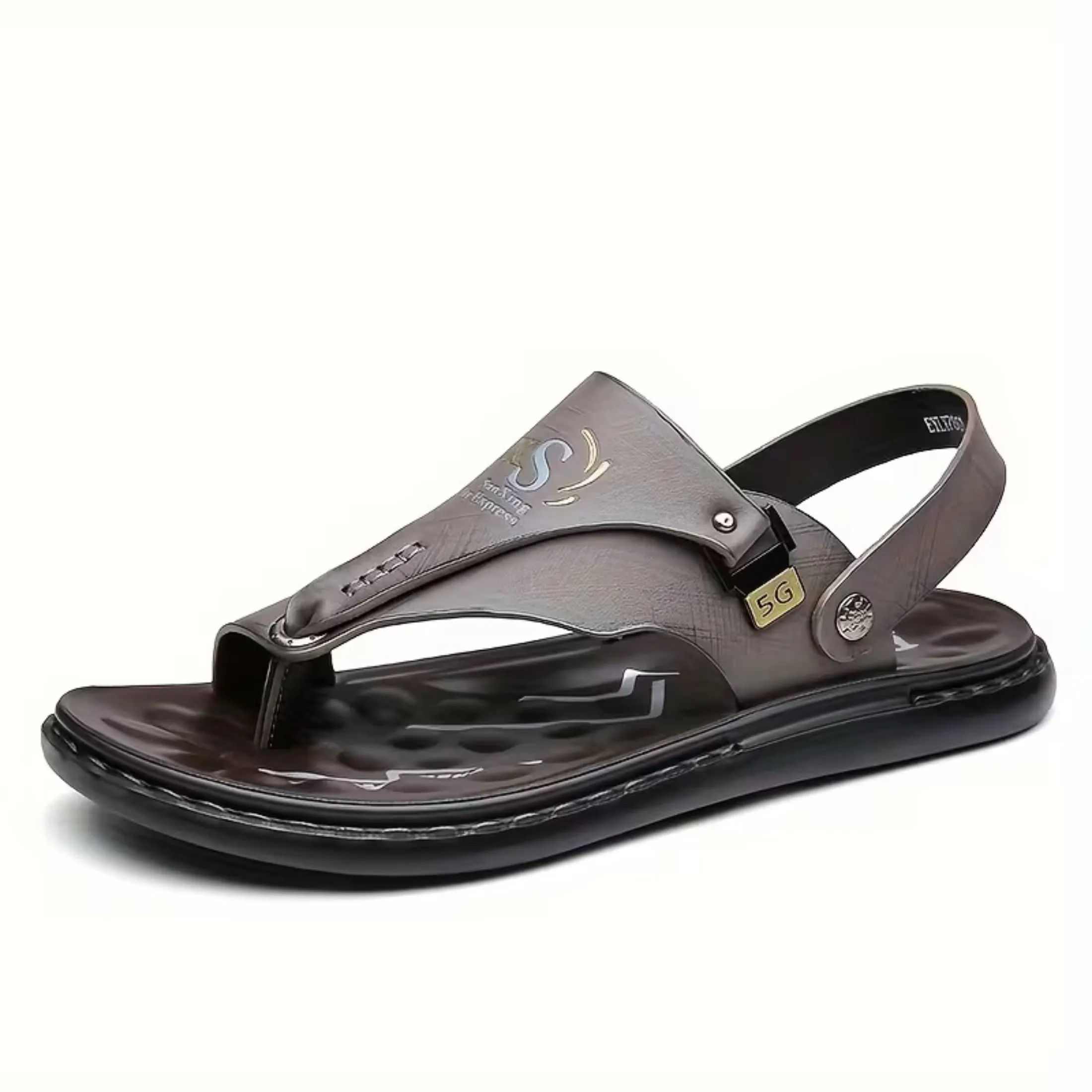 Men\'s Thong Sandals Flip Flops Waterproof Slip Resistant Indoor Outdoor Trailmaker Flip Flop Sandals, 50 Pairs, 4 Sizes Small to X  main image 3