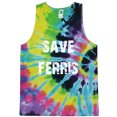 thumbnail image 1 of Mens Save Ferris Tie Dye Tanktop, Large Flashback, 1 of 4