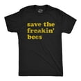 thumbnail image 1 of Mens Save The Freakin Bees T shirt Funny Beekeeper Honeybee Kind Gift Graphic Graphic Tees, 1 of 7