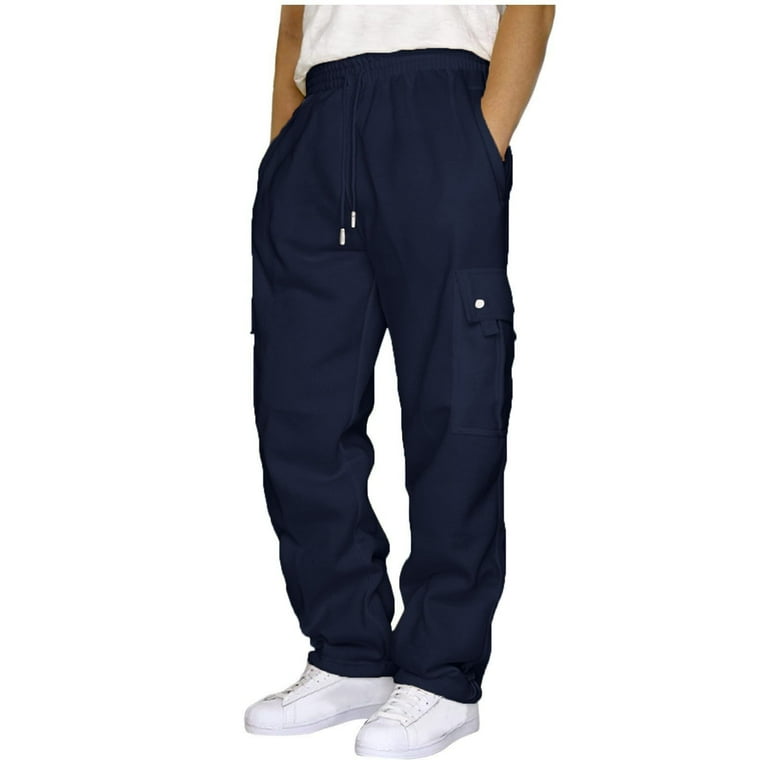 Mens Savings 10 Under LONKITO Mens Sweatpants Baggy Drawstring Athletic Jogger Pants with Pocket Navy 5XL Walmart