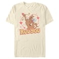 thumbnail image 1 of Mens Scooby Doo I Ruv You Hearts T Shirt, 1 of 5