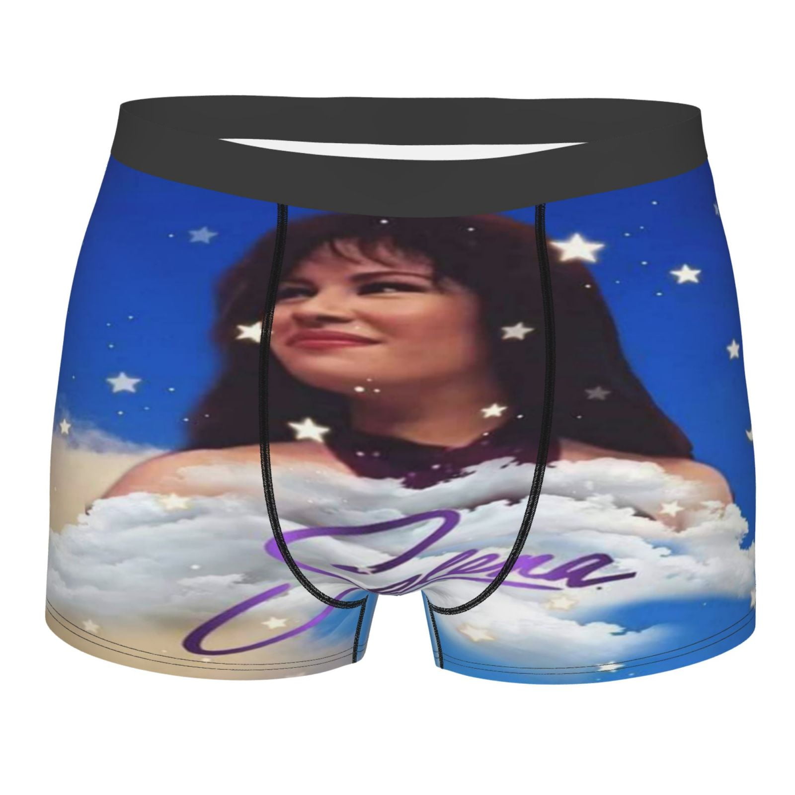 Mens Selena Quintanilla Boxer Briefs for Men Breathable Underwear Ride