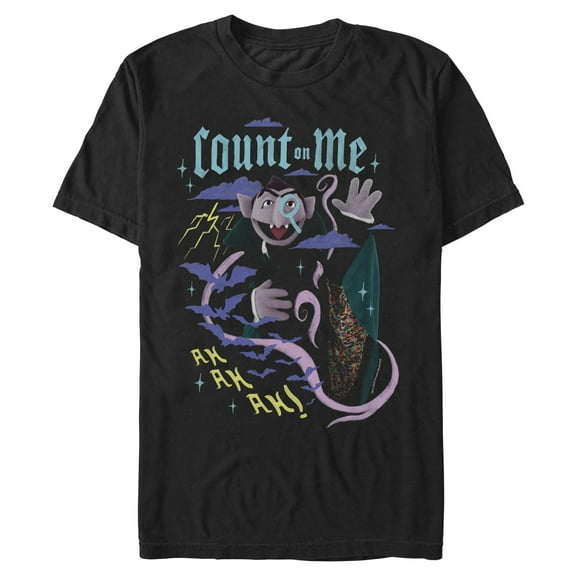 Mens Sesame Street Count on Me T Shirt