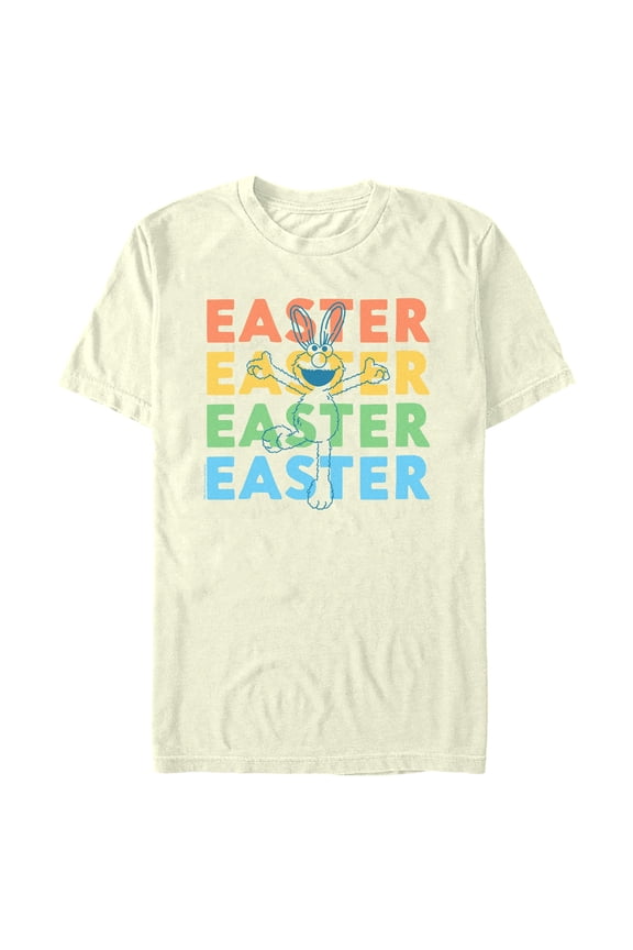 Mens Sesame Street Easter Bunny Elmo T Shirt