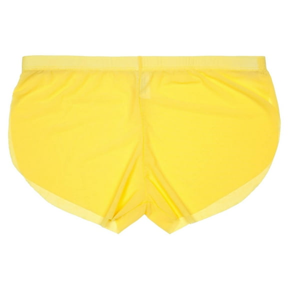 Mens Sexy Boxer Briefs Mesh Breathable Underwear Stretch Soft Full Coverage Underwear