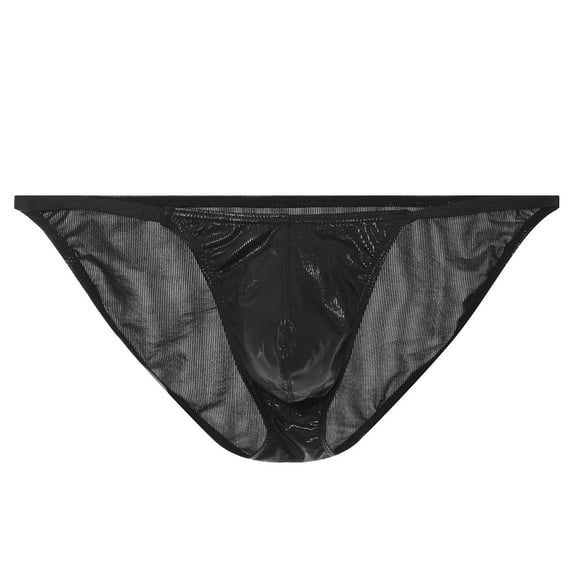 Mens Sexy Briefs Underwear Low Rise String Briefs Soft Breathable Comfortable Underwear Underwear