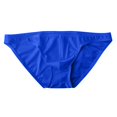 thumbnail image 1 of Mens Sexy Low Waist Thong Underwear - Ice Silk Bikini Briefs Soft Stretch Close Fit Lightweight Breathable Solid Color Erotic Mini Panties, 1 of 2