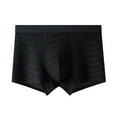 thumbnail image 1 of Mens Sexy Mesh Boxer Briefs Breathable Soft Stretch Trunks Underwear Lightweight Comfortable Close Fitting Erotic Underpants, 1 of 2