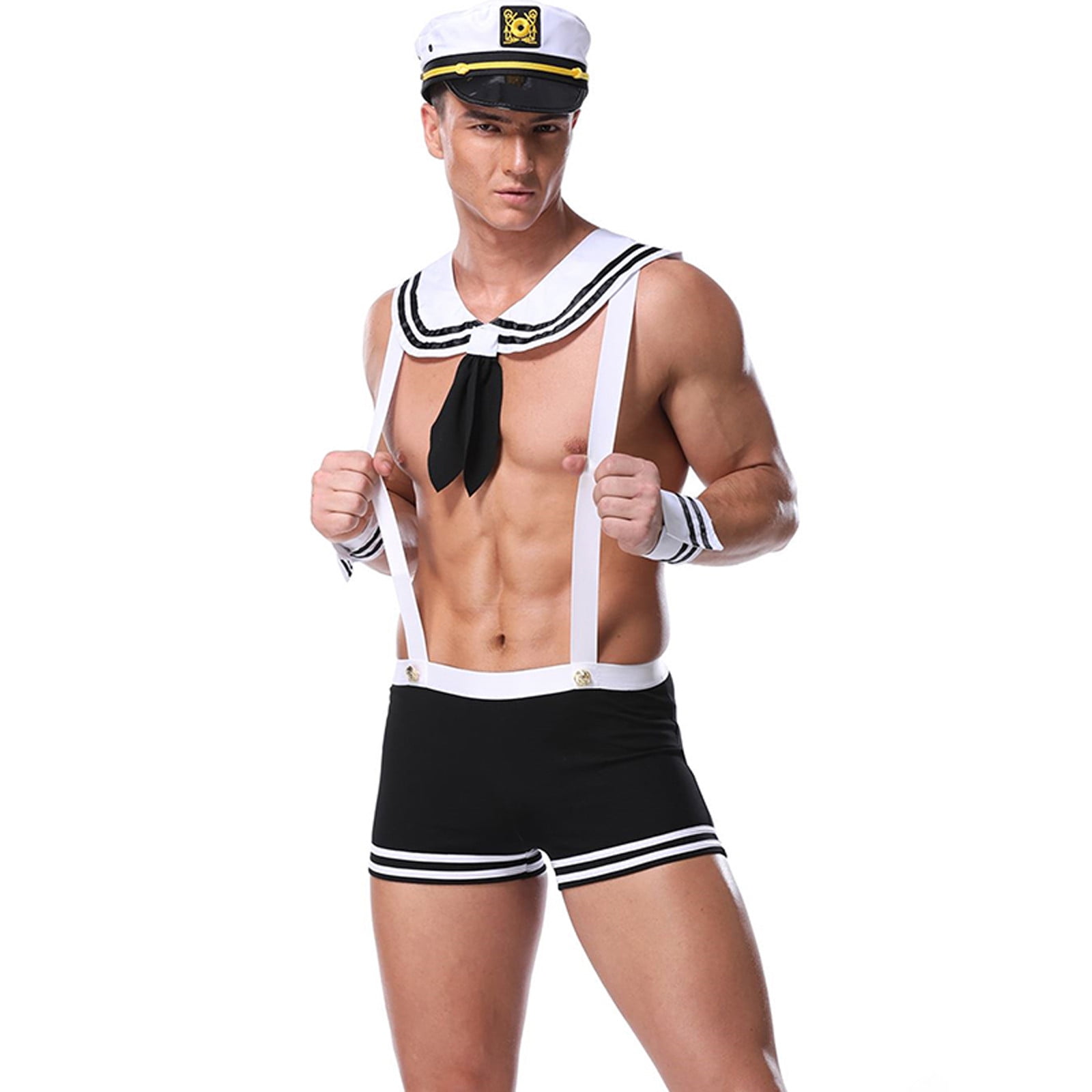 Mens Sexy Sailor Costume Outfit Lingerie Set Erotic Lingerie Suit Seduction  Cosplay Costume Outfits 4 Piece Set - Walmart.com