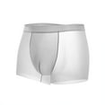 thumbnail image 1 of Mens Sexy Underwear See Through Ice Silk Boxer Briefs Ultra Thin Trunks Soft Bulge Pouch Sheer Boxer Shorts, 1 of 7