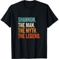 thumbnail image 1 of Mens Shannon The Man The Myth The Legend First Name Shannon T-Shirt, 1 of 4