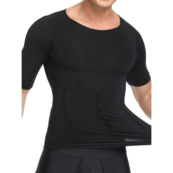 Mens Shapewear Seamless Body Shaper Abdomen Slim Undershirt Abs Belly Control Tank Tops