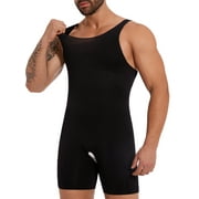 Mens Shapewear Tummy Control Bodysuit Waist Trainer Full Body Shaper Fajas Compression Shorts Slim Belly