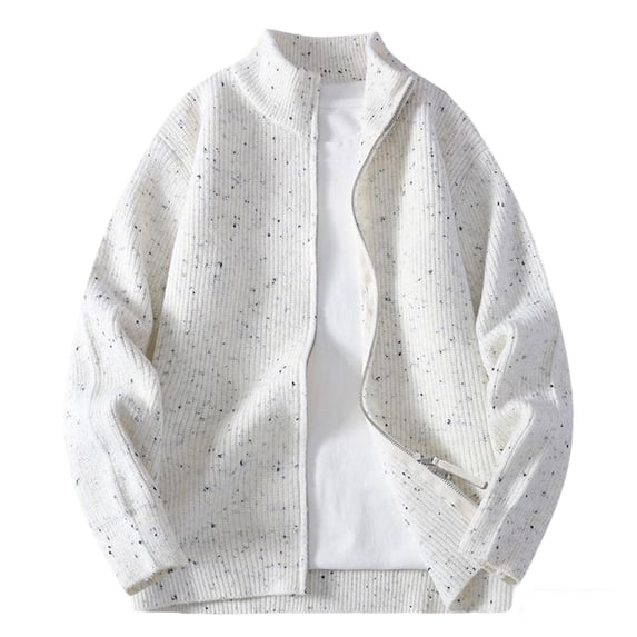Mens Shawl Collar Cardigan Sweater Cable Knitted Button Down Sweaters Lightweight Spring Outwear Outfit Pockets
