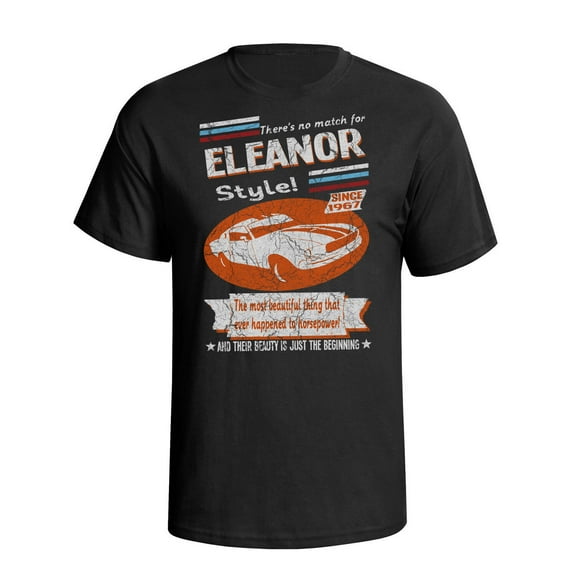 Mens Shelby Mustang GT500 Eleanor 1967 Quality T-Shirt Retro Car Eco Gift
