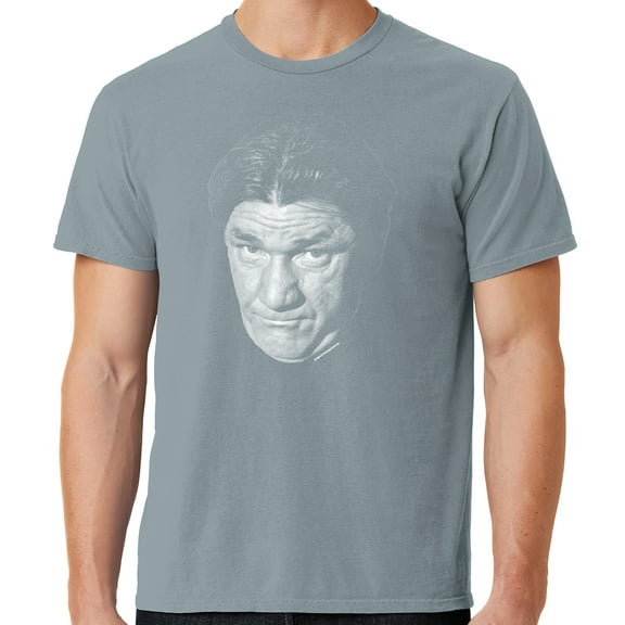 Mens Shemp Howard Face Three 3 Stooges Tee Shirt, 3XL Dove Grey