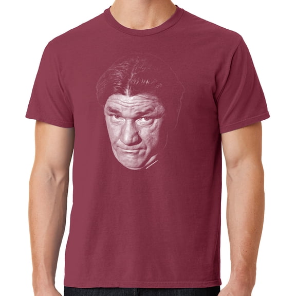 Mens Shemp Howard Face Three 3 Stooges Tee Shirt, 4XL Merlot