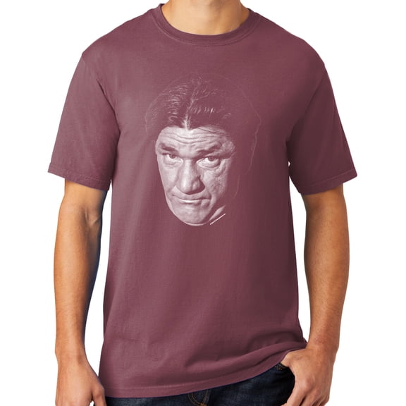 Mens Shemp Howard Face Three 3 Stooges Tee Shirt, Large Cool Wineberry Purple