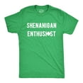 thumbnail image 1 of Mens Shenanigan Enthusiast T Shirt Funny St Patricks Day Party Novelty Tee Graphic Tees, 1 of 6