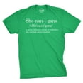 thumbnail image 1 of Mens Shenanigans Definition T Shirt Funny Saint Patricks Day St Patty Shamrock Graphic Tees, 1 of 7