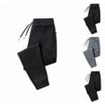 thumbnail image 1 of Womens Sherpa Fleece Lined Athletic Sweatpants Winter Warm Running Casual Heavyweight Jogger Pants with Zipper Pockets Black M, 1 of 3