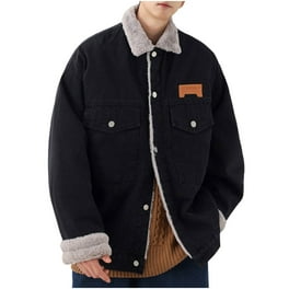 Avalanche Men's Sherpa Lined Fleece Shirt Jacket With Pockets