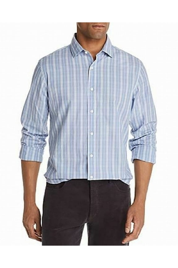 Mens Shirt Medium Classic Plaid Button Up M