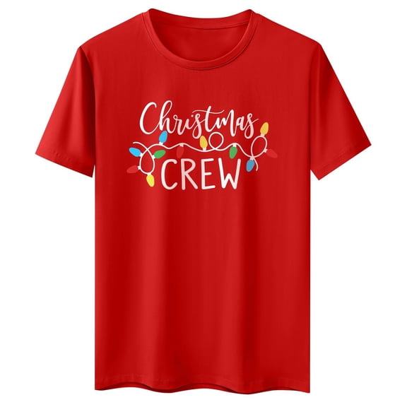 Mens Shirt Print Short Sleeve Festive Holiday Graphic Mens Clothing,Red,L