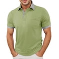 thumbnail image 1 of Mens Shirt Short Sleeve Classic Fit Breathable Comfortable Casual Leisure Activities Top, 1 of 8