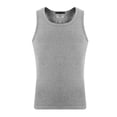 thumbnail image 1 of Mens Shirts, Awwp Cotton Winter Warm Thermal Tank Top Fleece Lined Underwear Sleeveless Vest Shirts for Men Grey XXXXL, 1 of 1