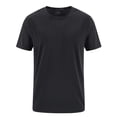 thumbnail image 1 of Mens Shirts, Awwp Men's Summer Quick Drying Casual Solid Color Crew Neck Short Sleeve T Shirts for Men Black L, 1 of 2