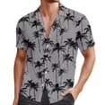 thumbnail image 1 of Mens Shirts Beach Trendy Comfortable Loose Sports Collar Button Open Short Sleeve Mens Dry Fit Shirts, 1 of 3