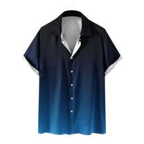 Mens Shirts Casual,Mens Short Shorts,Men Casual Buttons Print Turndown Short Sleeve Shirt Blouse,Mens Casual Shirts
