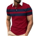 thumbnail image 1 of Mens Shirts Casual,Mens Short Shorts,Men's Casual Short Sleeved Shirt with Printed Short Sleeved Collar Top/Shirt,Mens Casual Shirts, 1 of 5