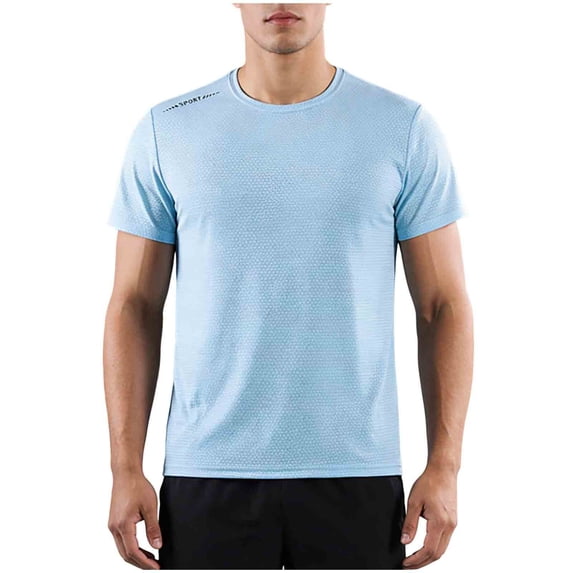 Mens Shirts Casual,Mens T-Shirts Short Sleeve Crewneck T-Shirts Soild Color Lightweight Breathable Casual Travel Beach Summer Tee