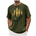 thumbnail image 1 of Mens Shirts Casual Stylish,Mens Graphic T Shirt Short Sleeve Outdoor Hiking Crew Neck Nature Themed Casual Tee, 1 of 5
