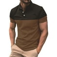 thumbnail image 1 of Mens Shirts Gifts for Men Charming Men's Shirt Super Light Short Sleeve Casual Men's Wear Coffee Cotton Blend S, 1 of 4